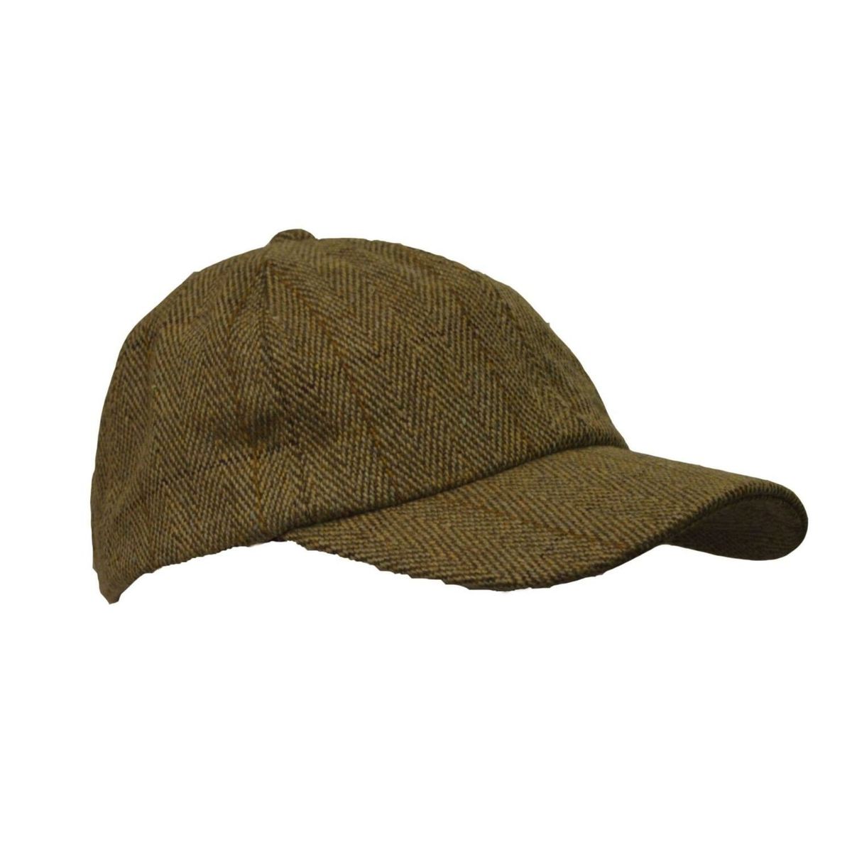 Tweed baseball cap, one size, lys salvie - Lys grøn