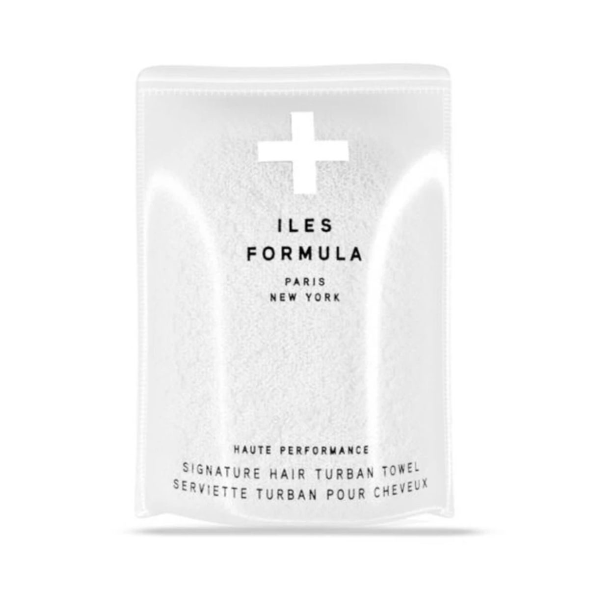 Iles Formula Signature Hair Turban Towel White