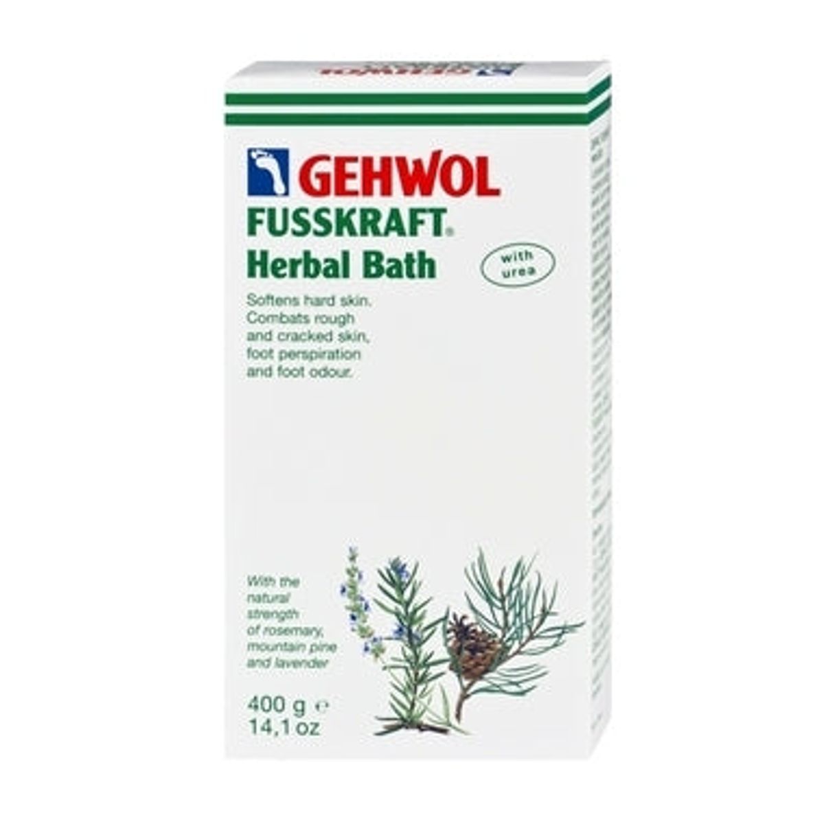 Gehwol Fusskraft Herbal Bath Grøn 400 g