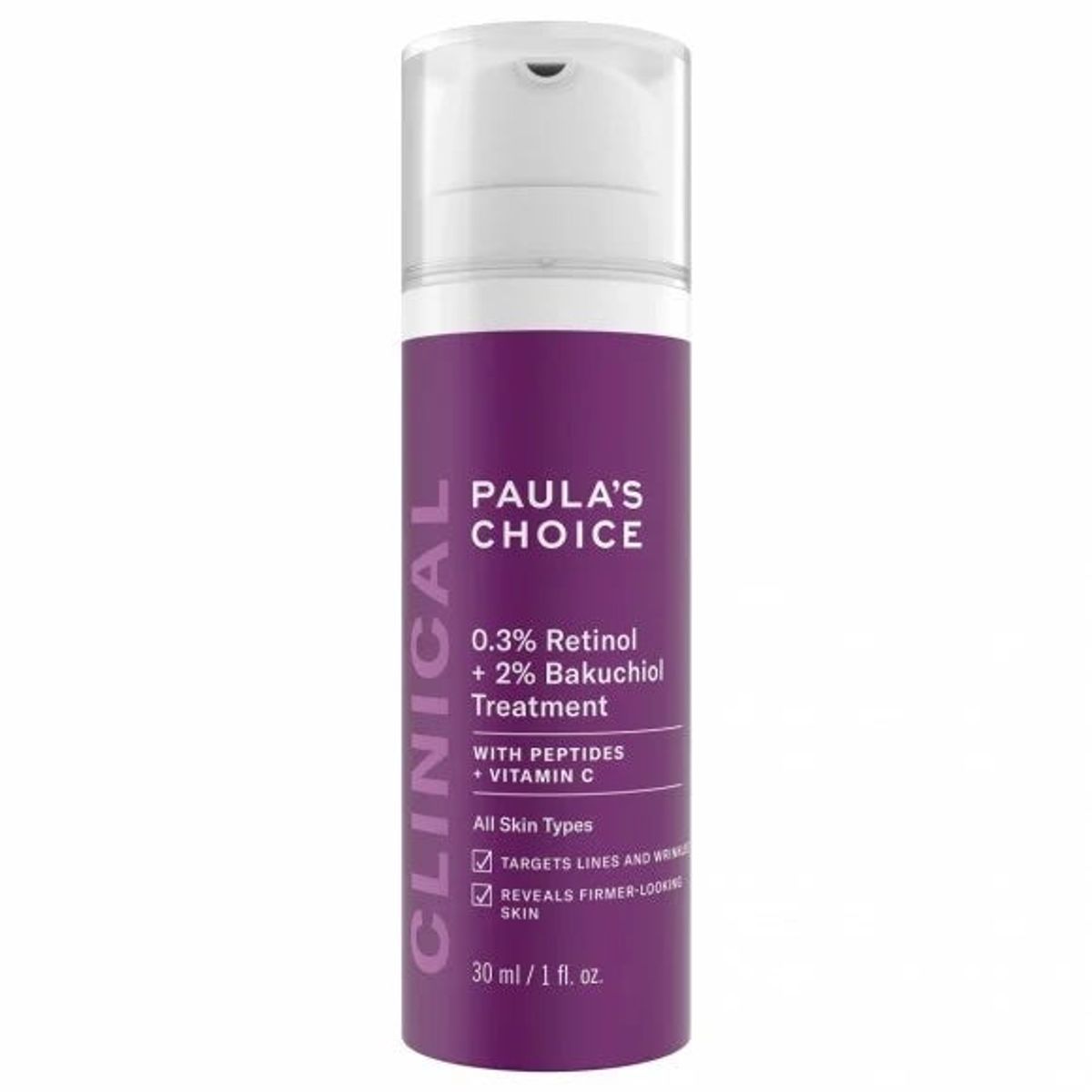 Paula's Choice Clinical 0.3% retinol + 2% Bakuchiol Treatment 30 ml