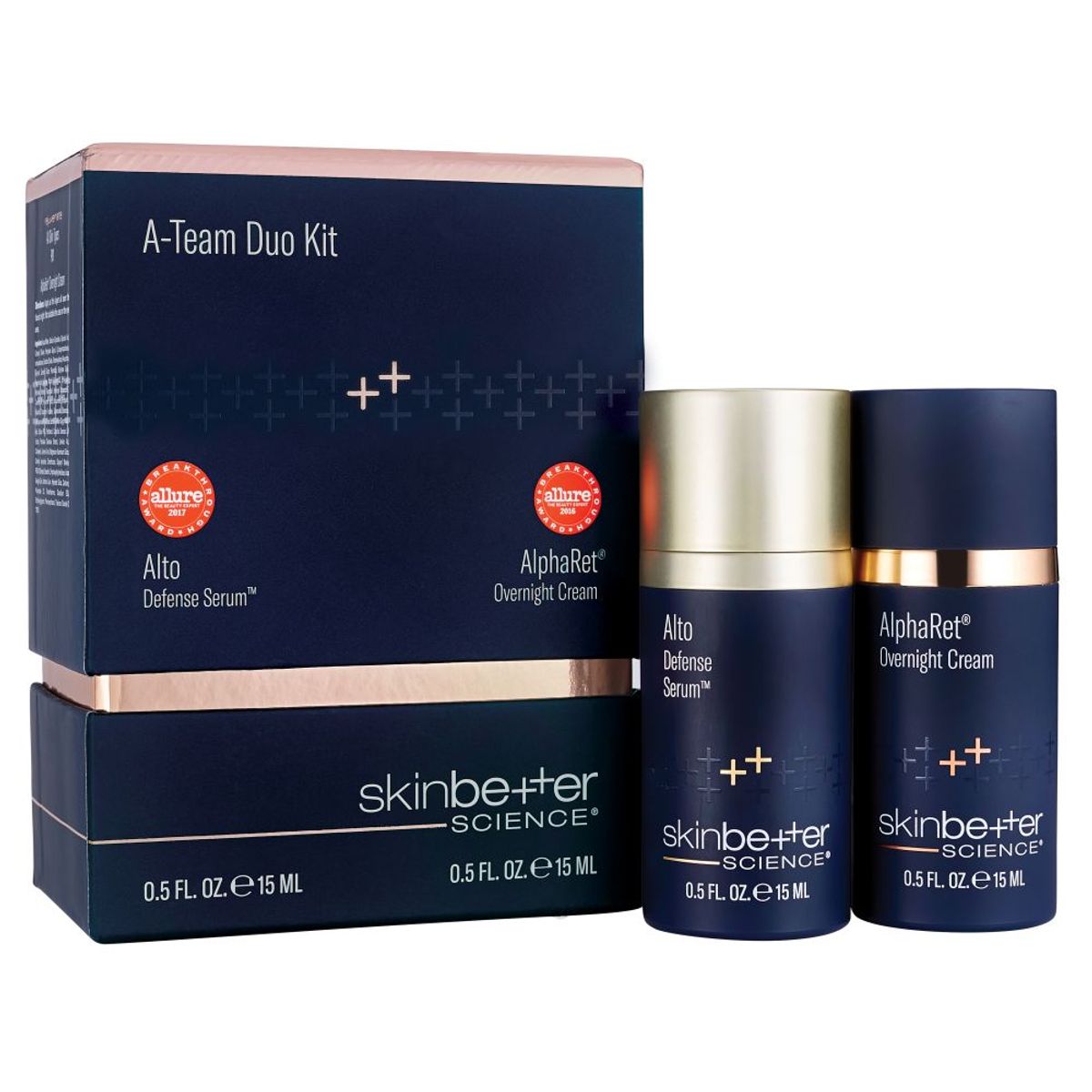 "A Team Duo: AlphaRet ® Overnight Cream FACE 15 ml Alto Defense Serumâ¢ FACE 15 ml"