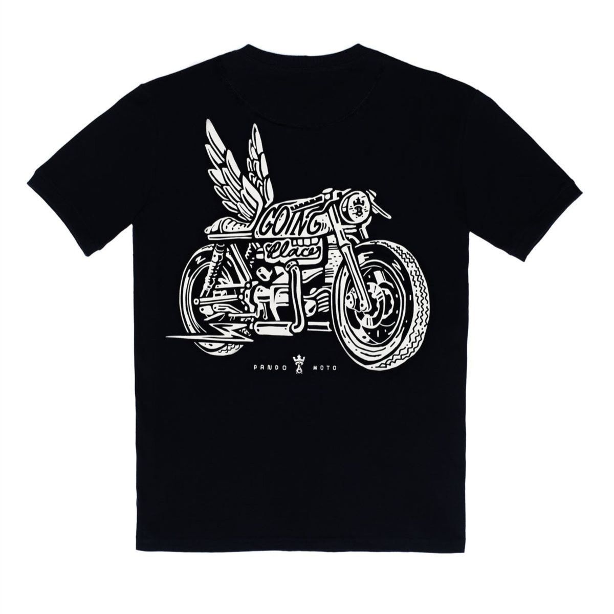 MIKE MOTO WING - Motorcykel t-shirt