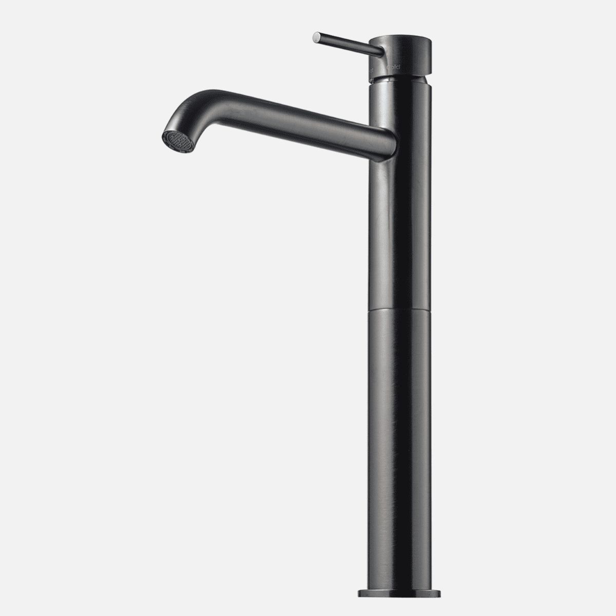 Tapwell EVM082 håndvaskarmatur, høj model - brushed black chrome