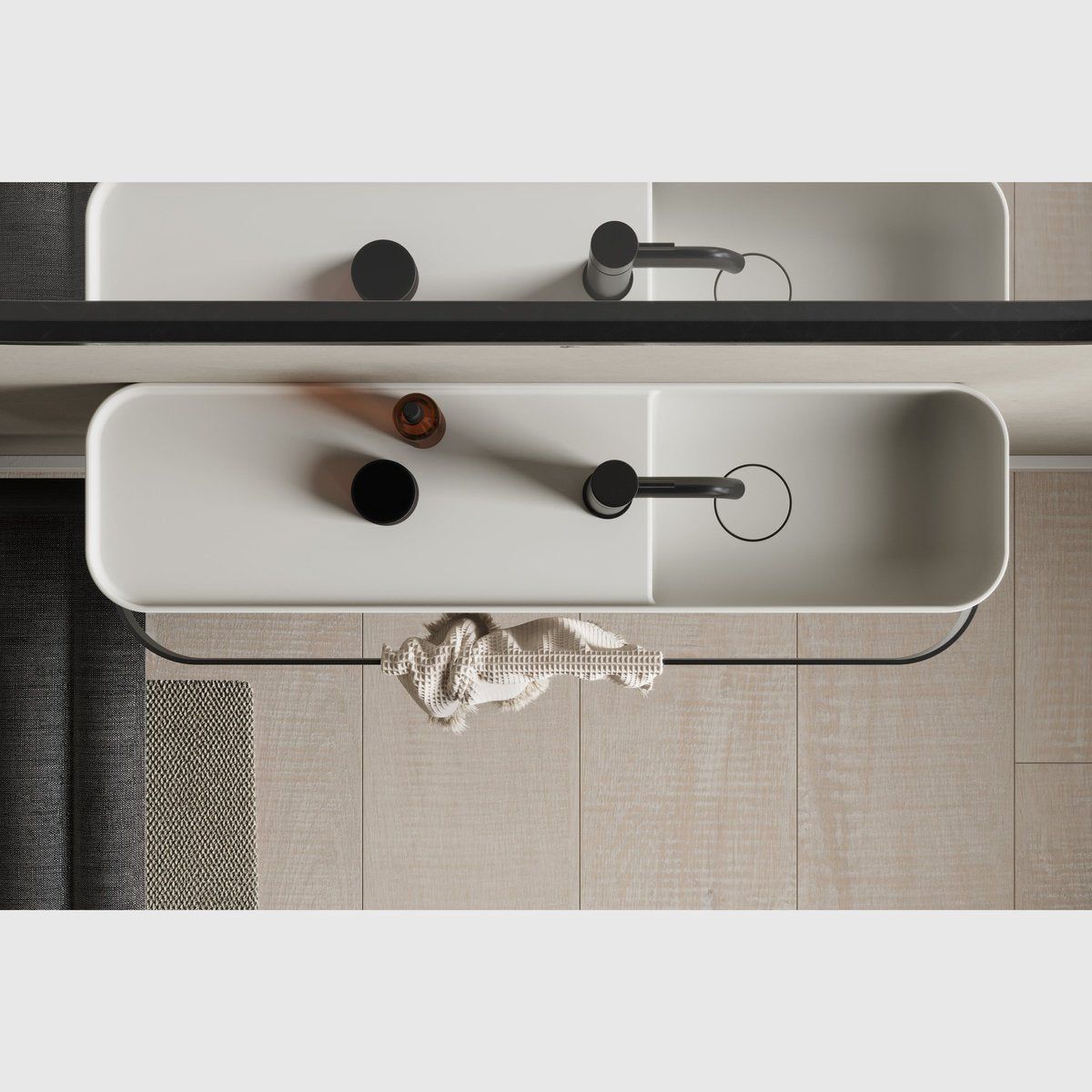 Copenhagen Bath Yuno Rail 80 - mat hvid