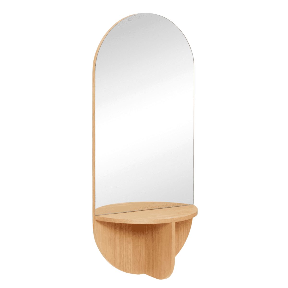 Hübsch Nomad Wall Mirror - natur