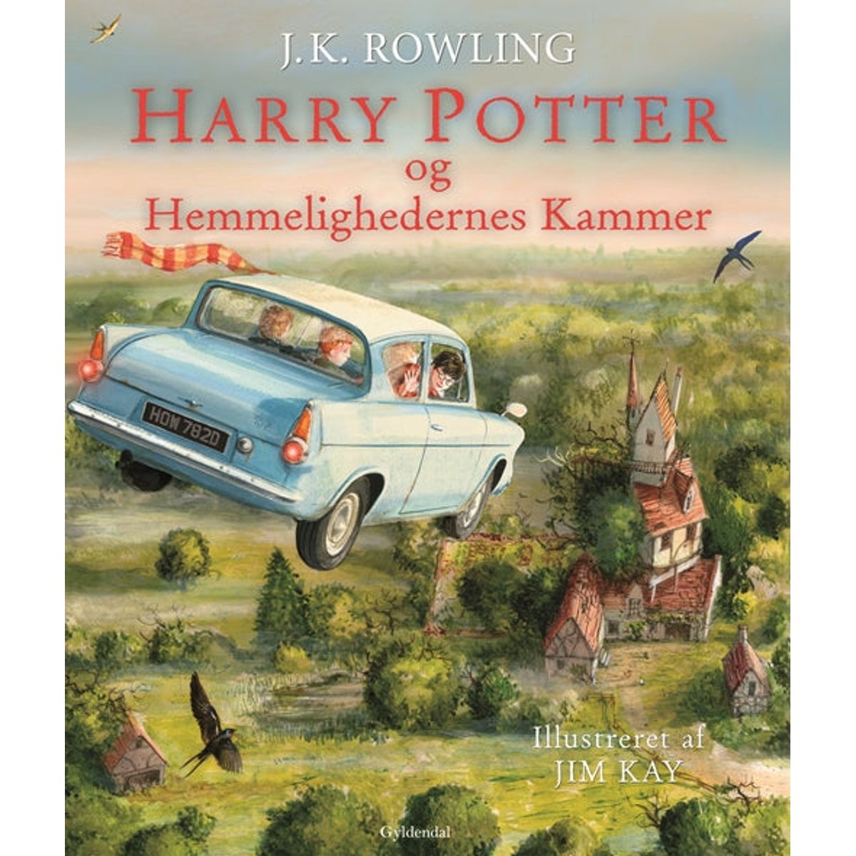 Harry Potter 2 - Harry Potter og Hemmelighedernes Kammer - illustreret