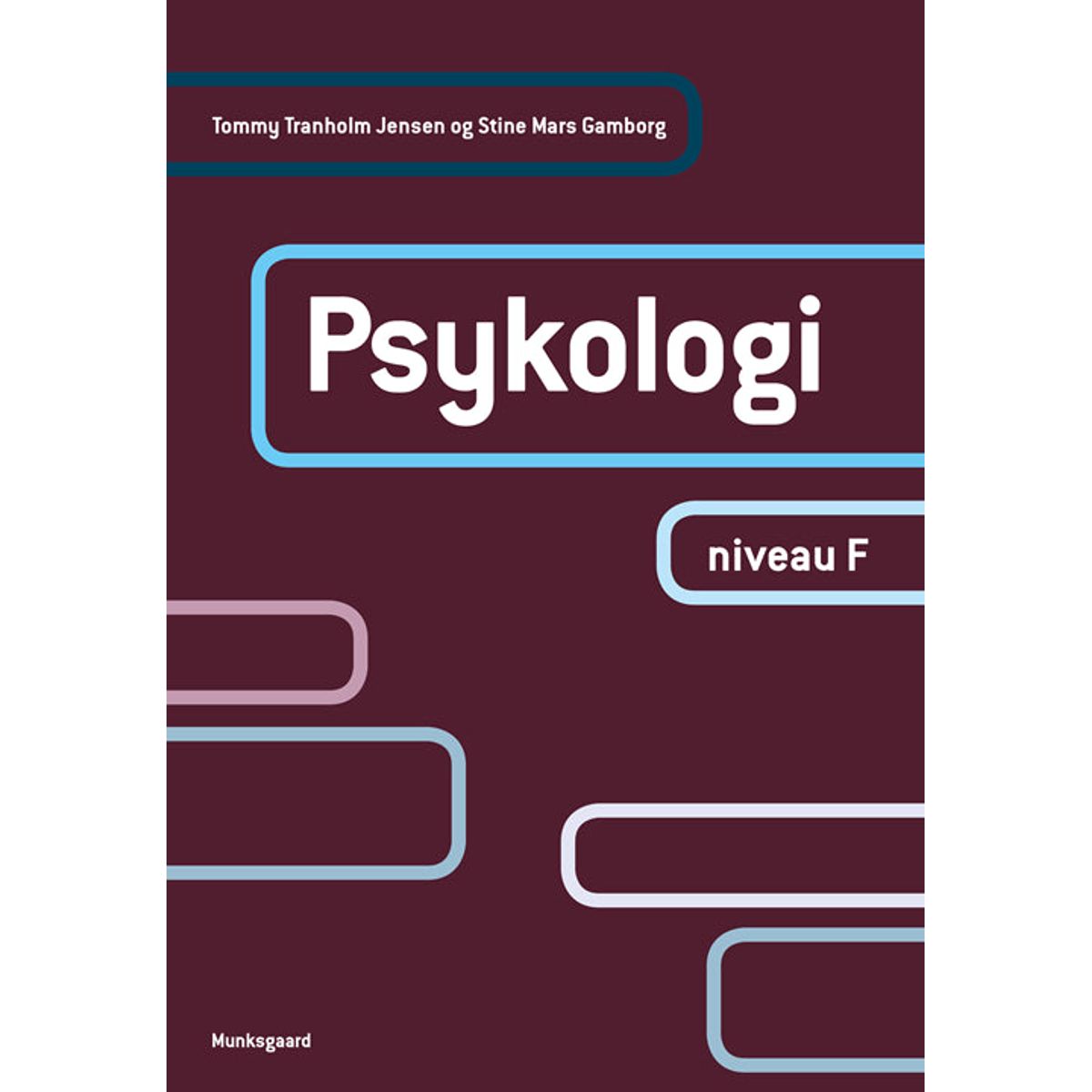 Psykologi. Niveau F