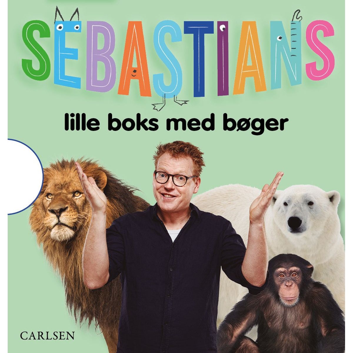 Sebastians lille boks med bøger