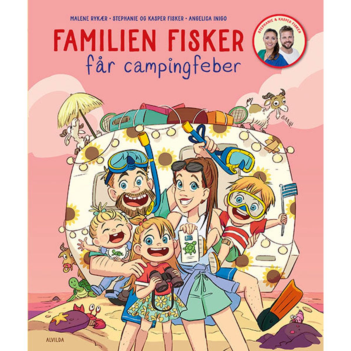 Familien Fisker får campingfeber