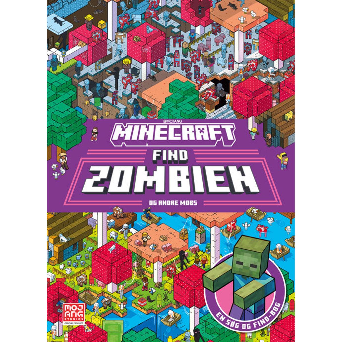 Minecraft - Find zombien (en søg og find-bog)