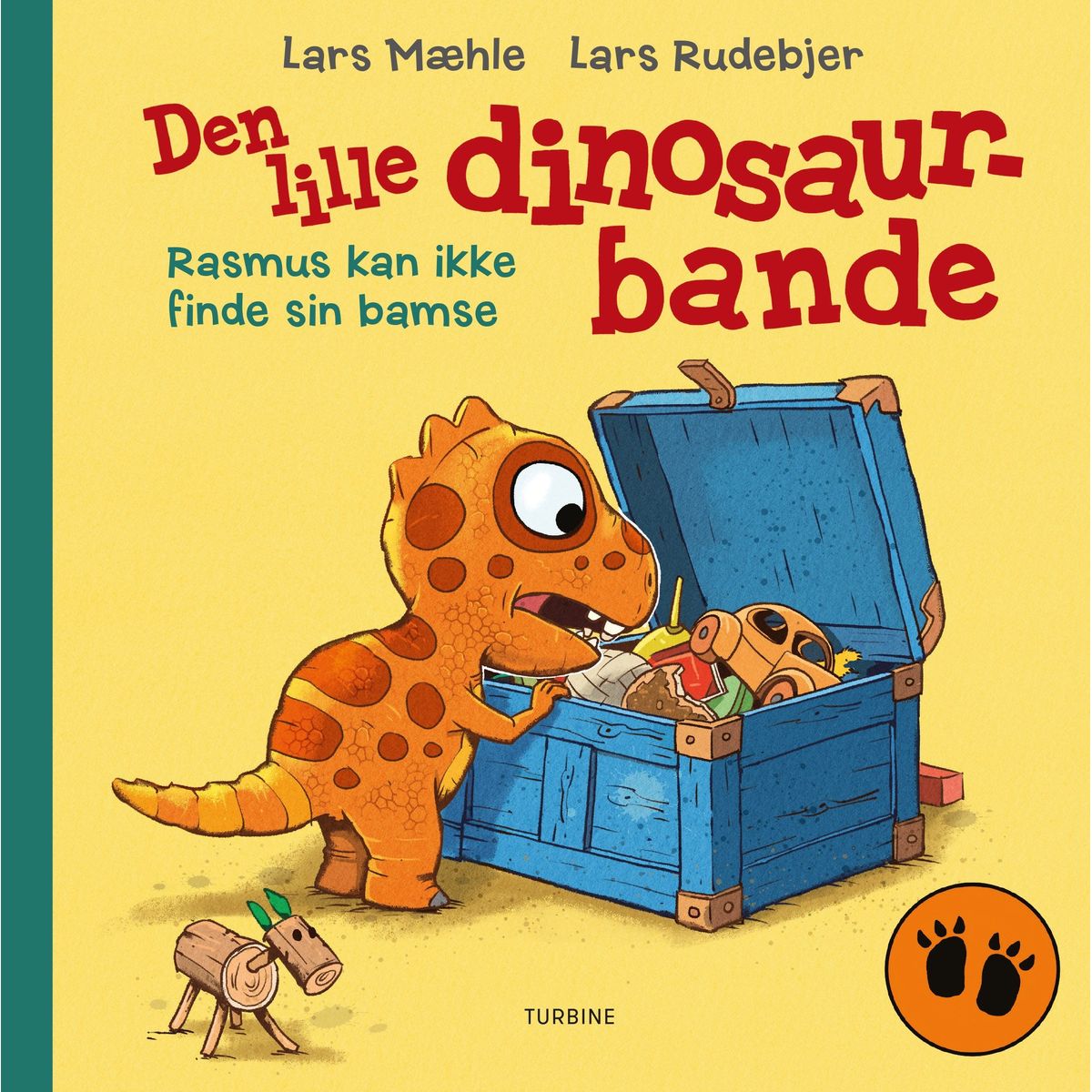 Den lille dinosaurbande Rasmus kan ikke finde sin bamse