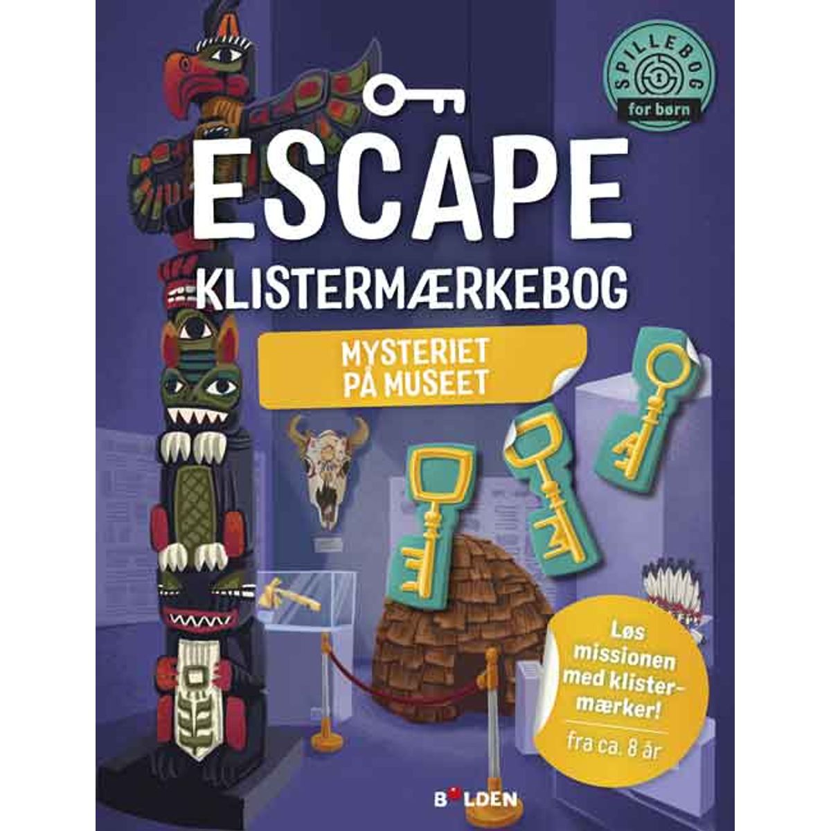 Escape Klistermærkebog: Mysteriet på museet