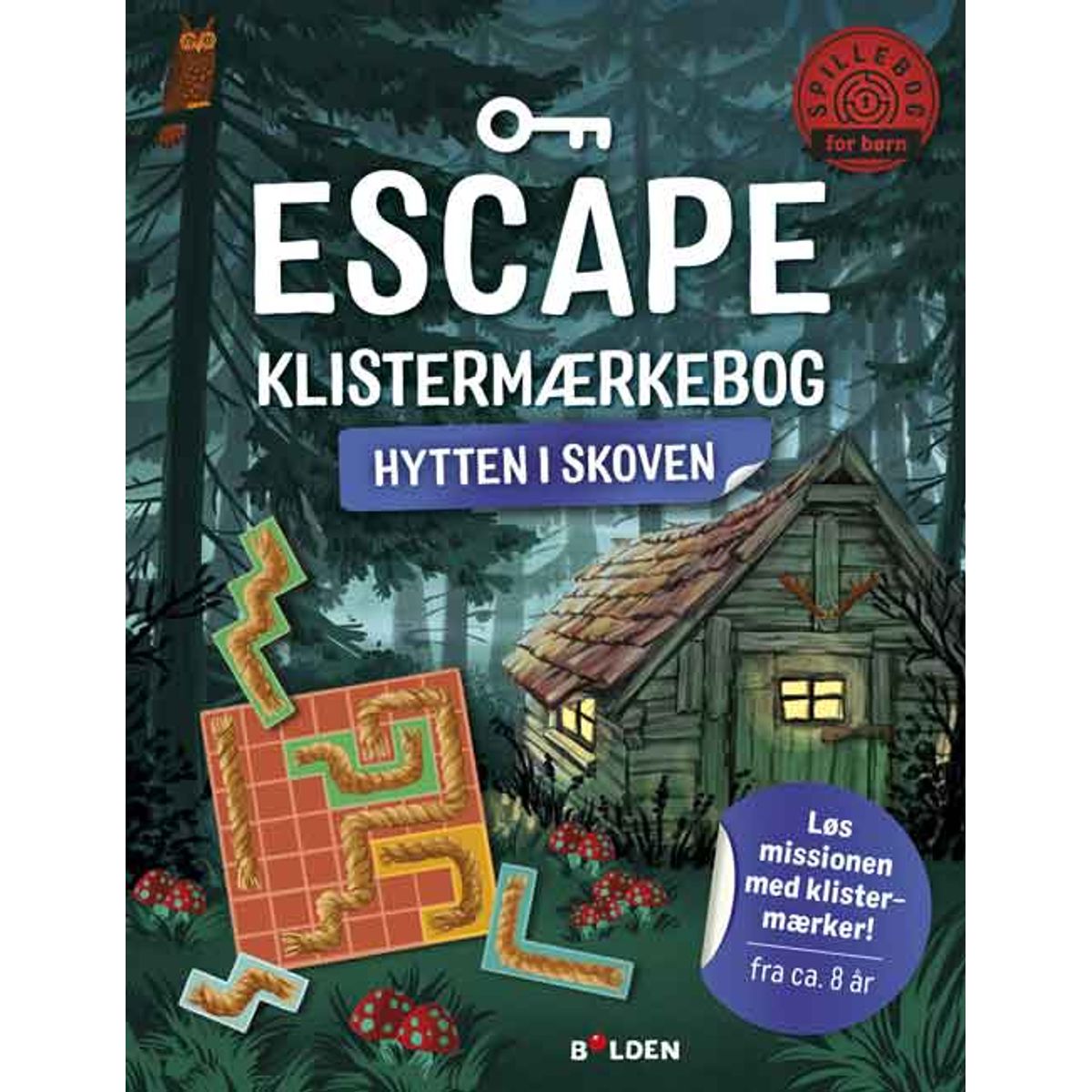 Escape Klistermærkebog: Hytten i skoven