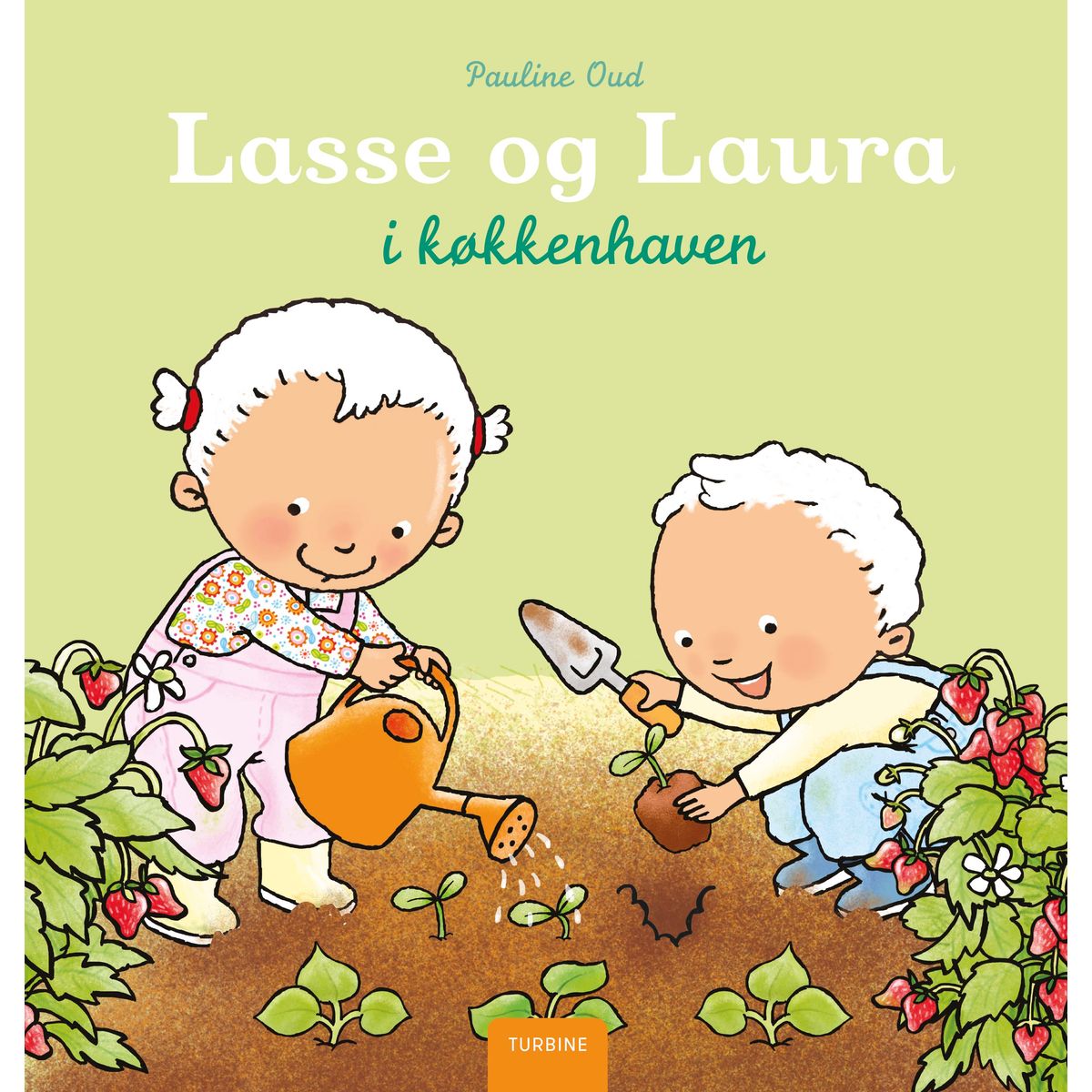 Lasse og Laura i køkkenhaven