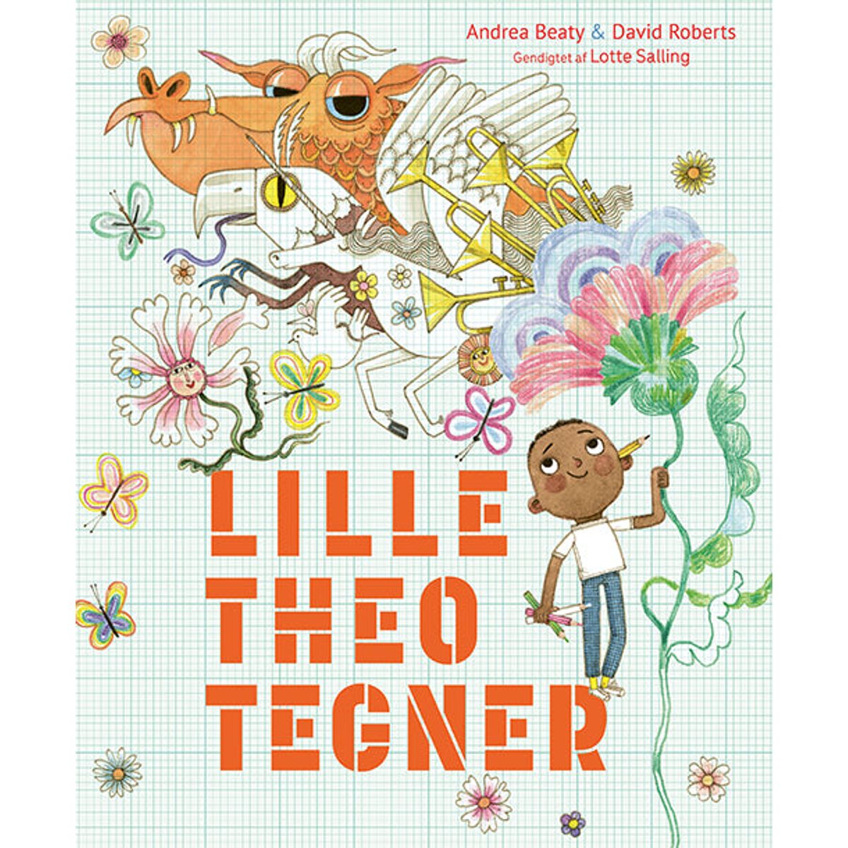 Lille Theo tegner