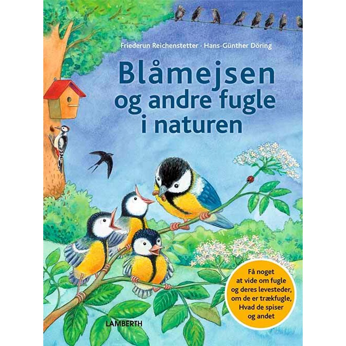 Blåmejsen og andre fugle i naturen