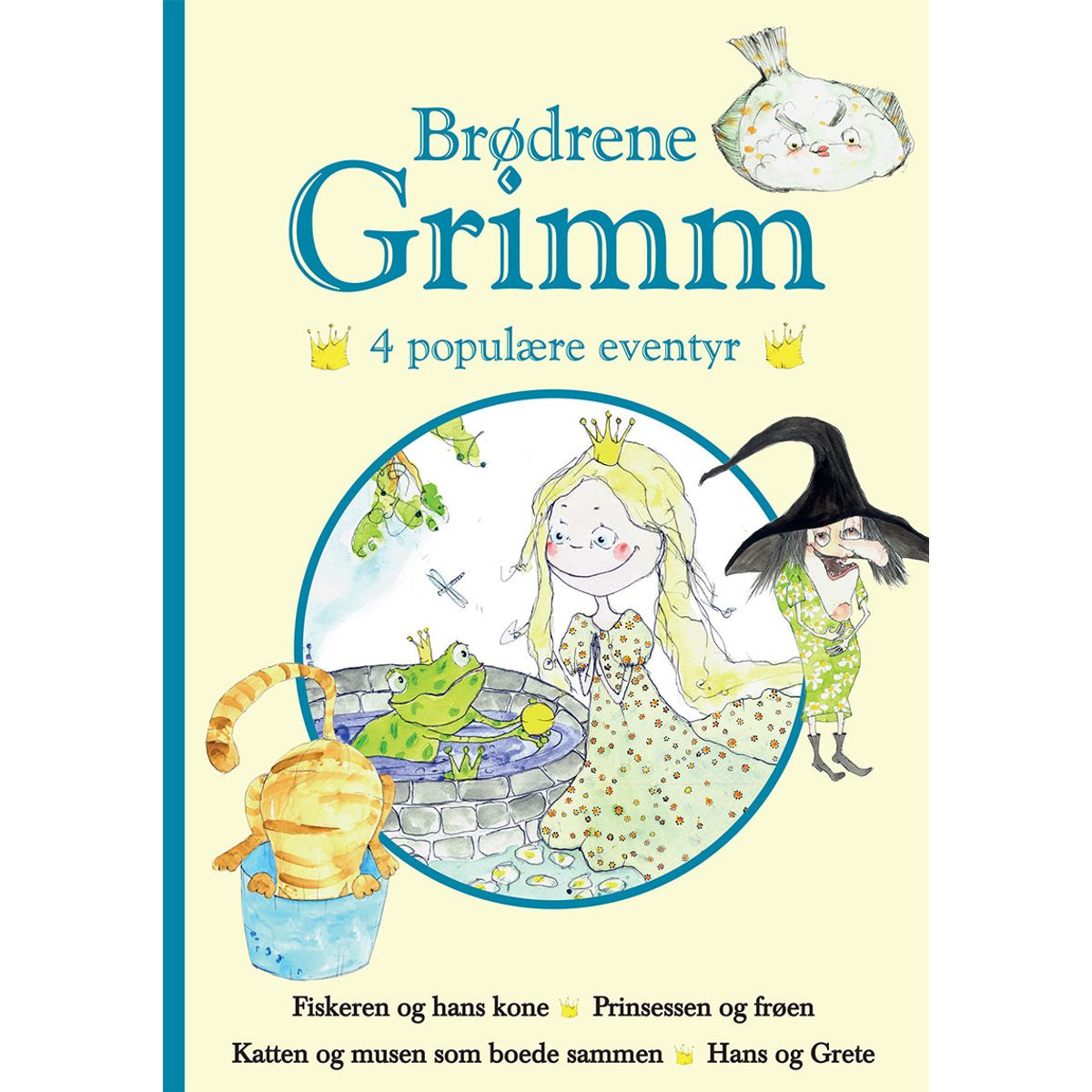 Brødrene Grimm - 4 populære eventyr Blå