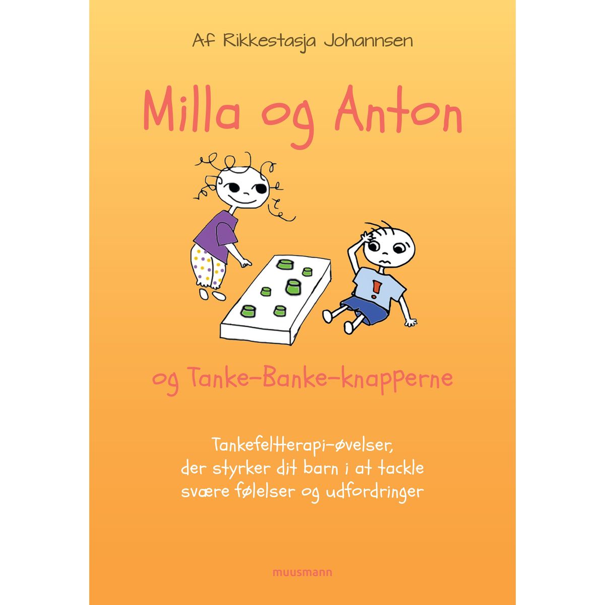 Milla & Anton og TankeBanke-knapperne