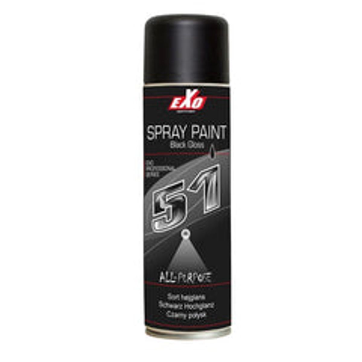 EXO 51 Black Gloss Spray Paint