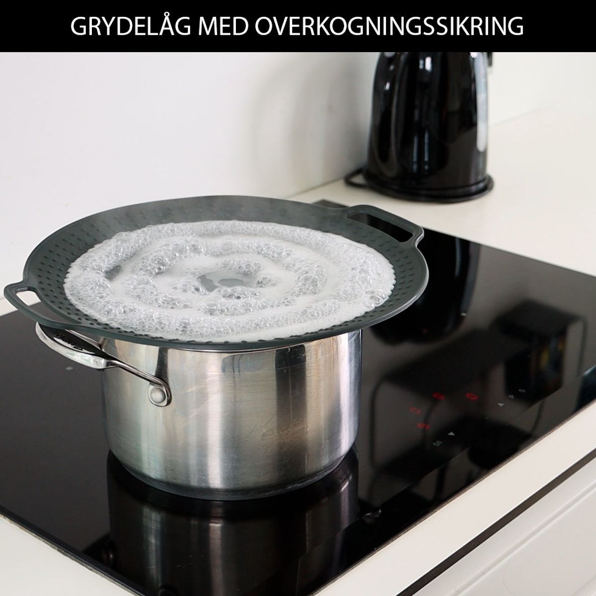 Grydelåg med overkogningssikring - WeDoBetter.dk