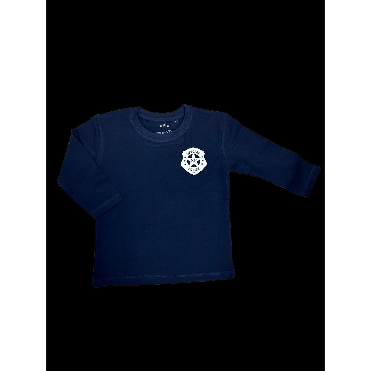 T-Shirt "POLICE" L/S, Blue Navy - T-Shirt - Legekammeraten.dk