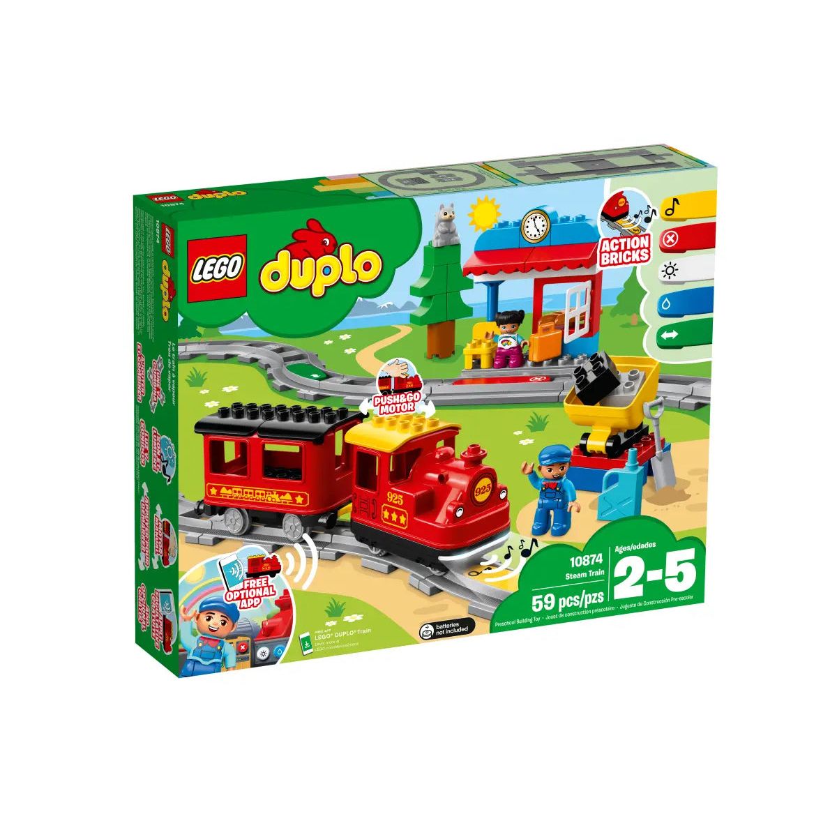 LEGO Duplo Damptog - LEGO - Legekammeraten.dk