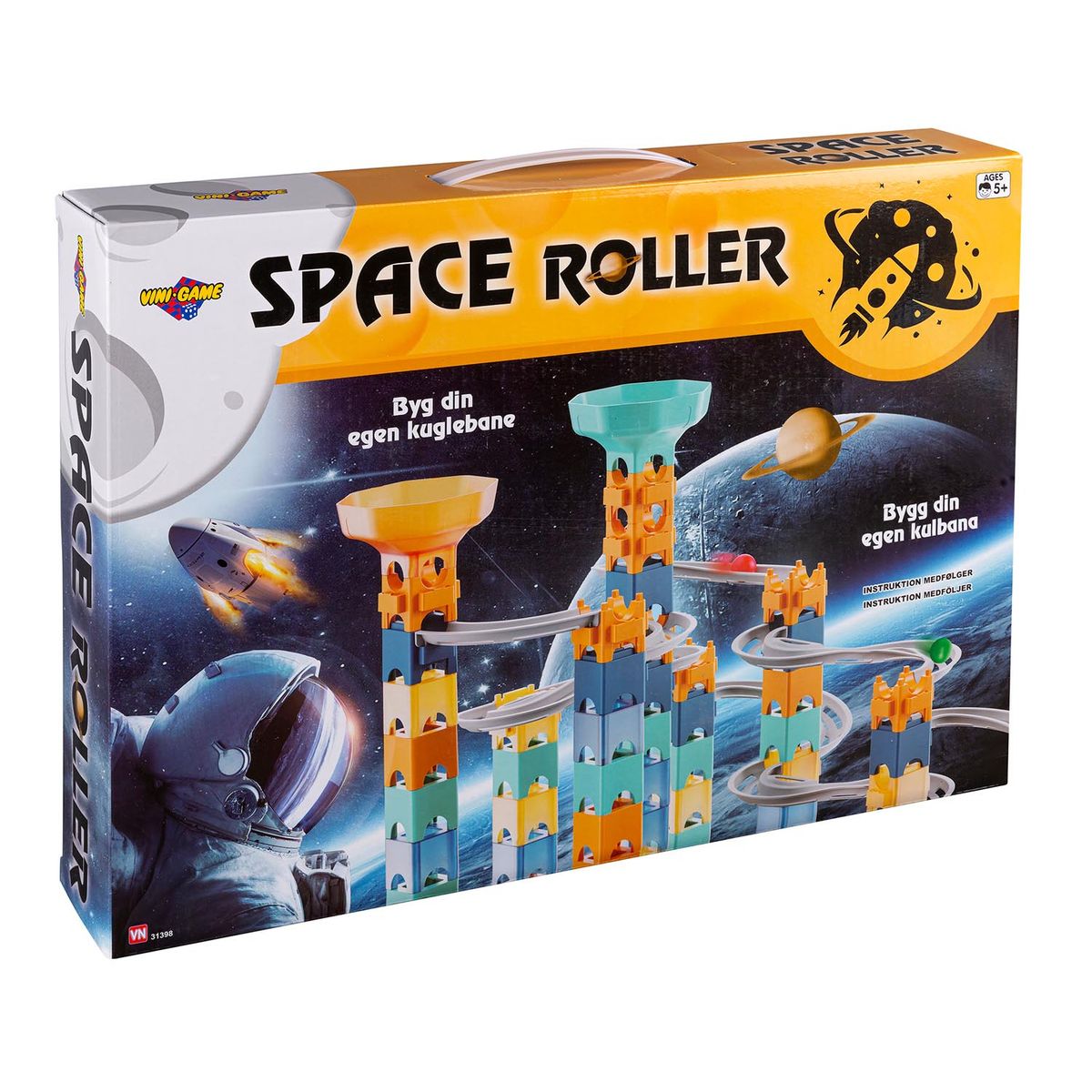 Space Roller Kuglebane 79 Dele - kuglebane - Legekammeraten.dk