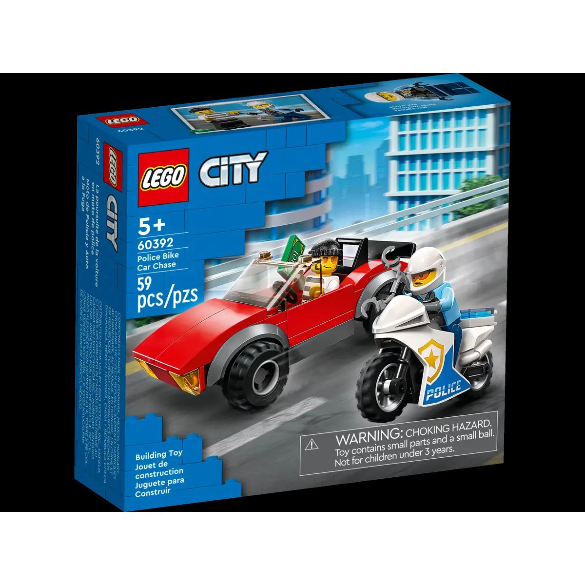 LEGO City Politimotorcykkel På Biljagt - LEGO - Legekammeraten.dk