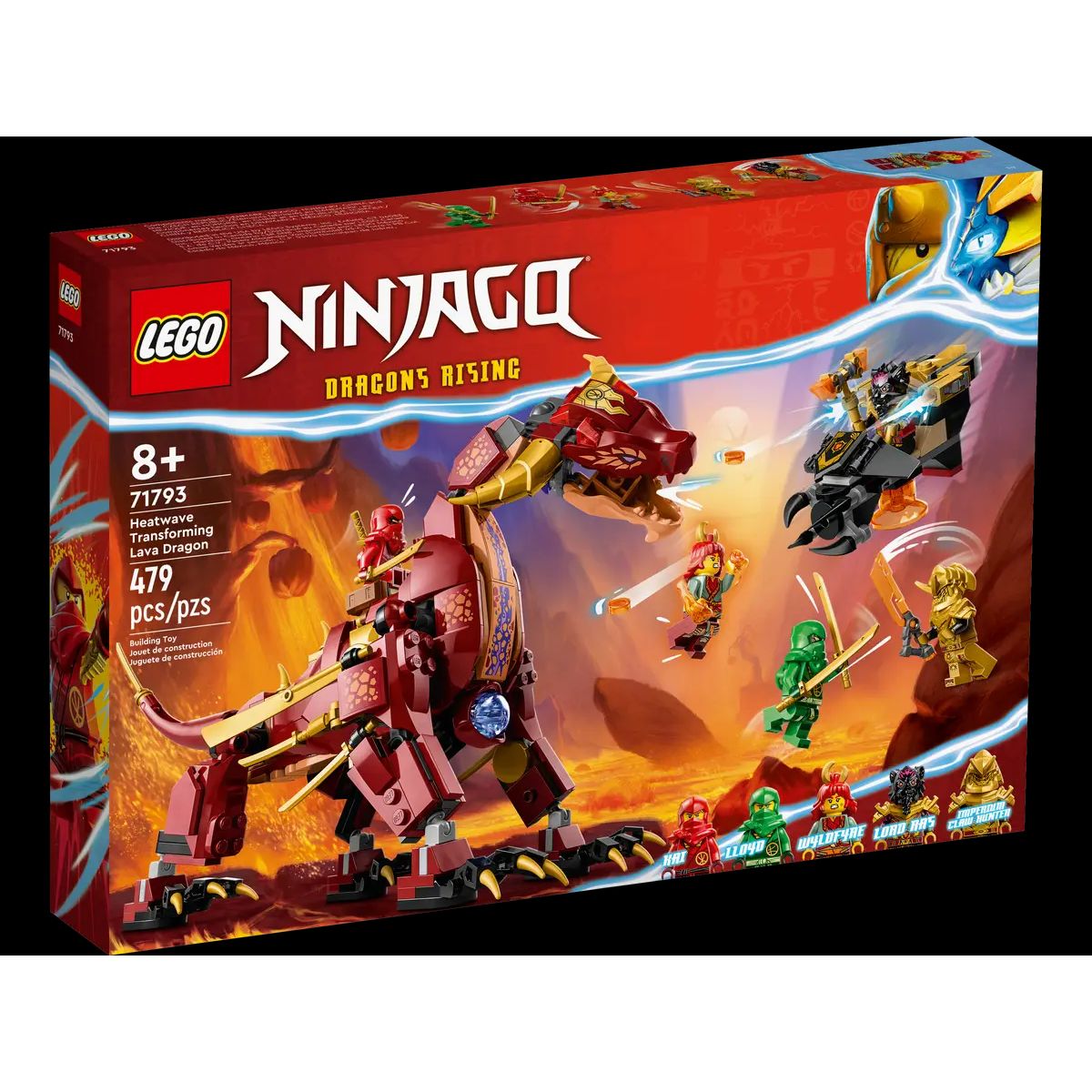 LEGO Ninjago Forvandlings Lavadragen Heatwave - LEGO - Legekammeraten.dk