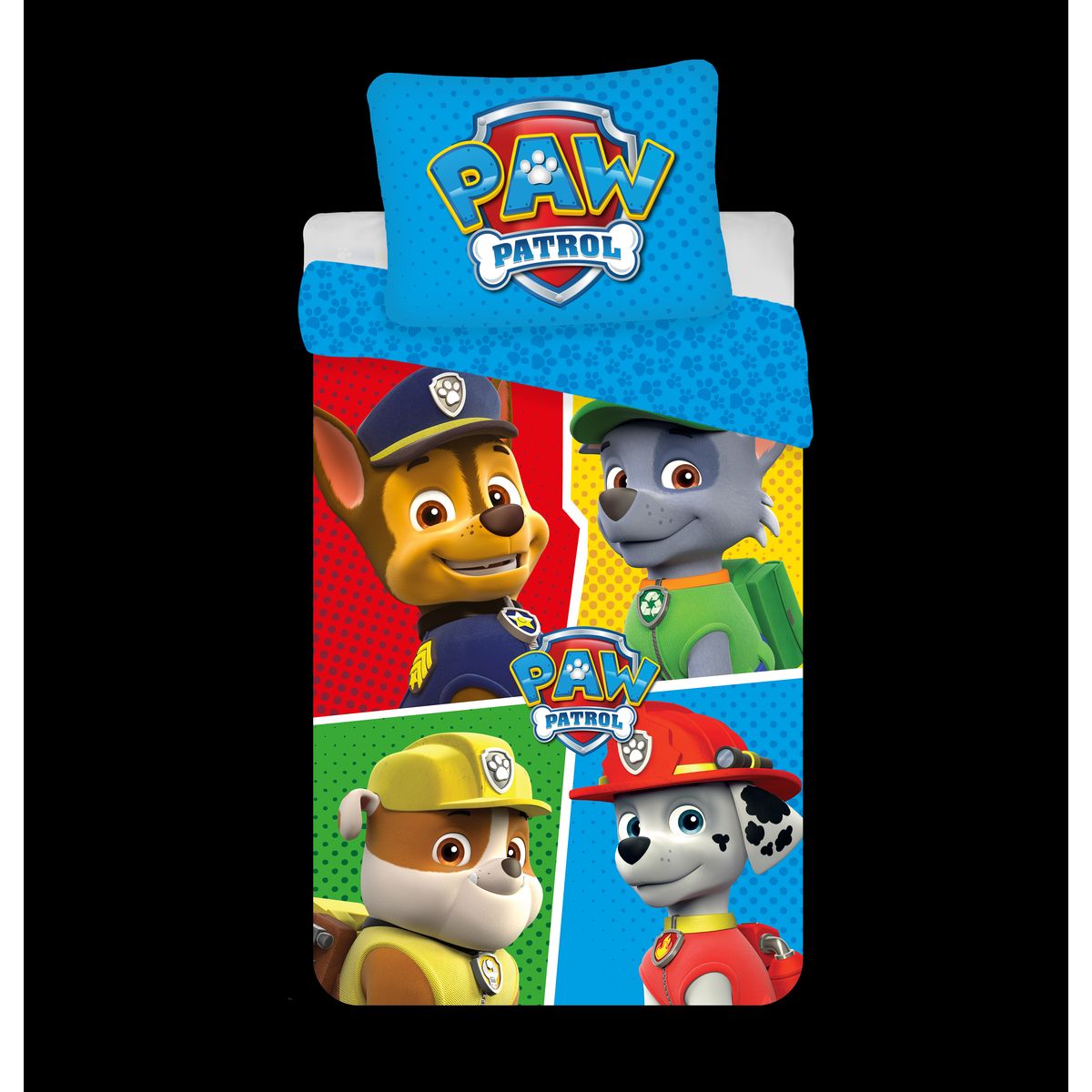 Voksen Størrelse Sengetøj Med Paw Patrol - Voksen Sengesæt - Legekammeraten.dk