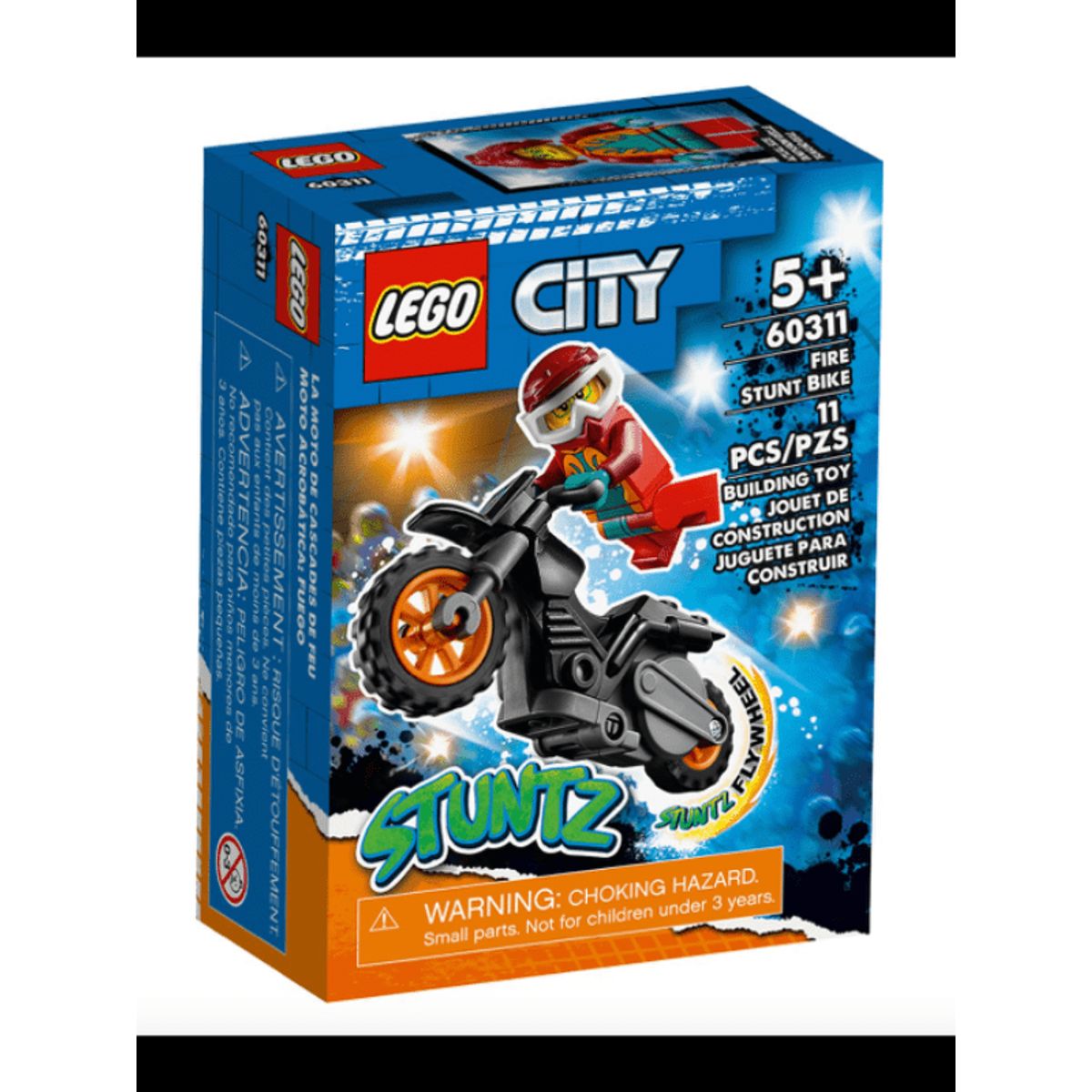 LEGO City Ild-Stuntmotorcykel - Lego City - Legekammeraten.dk