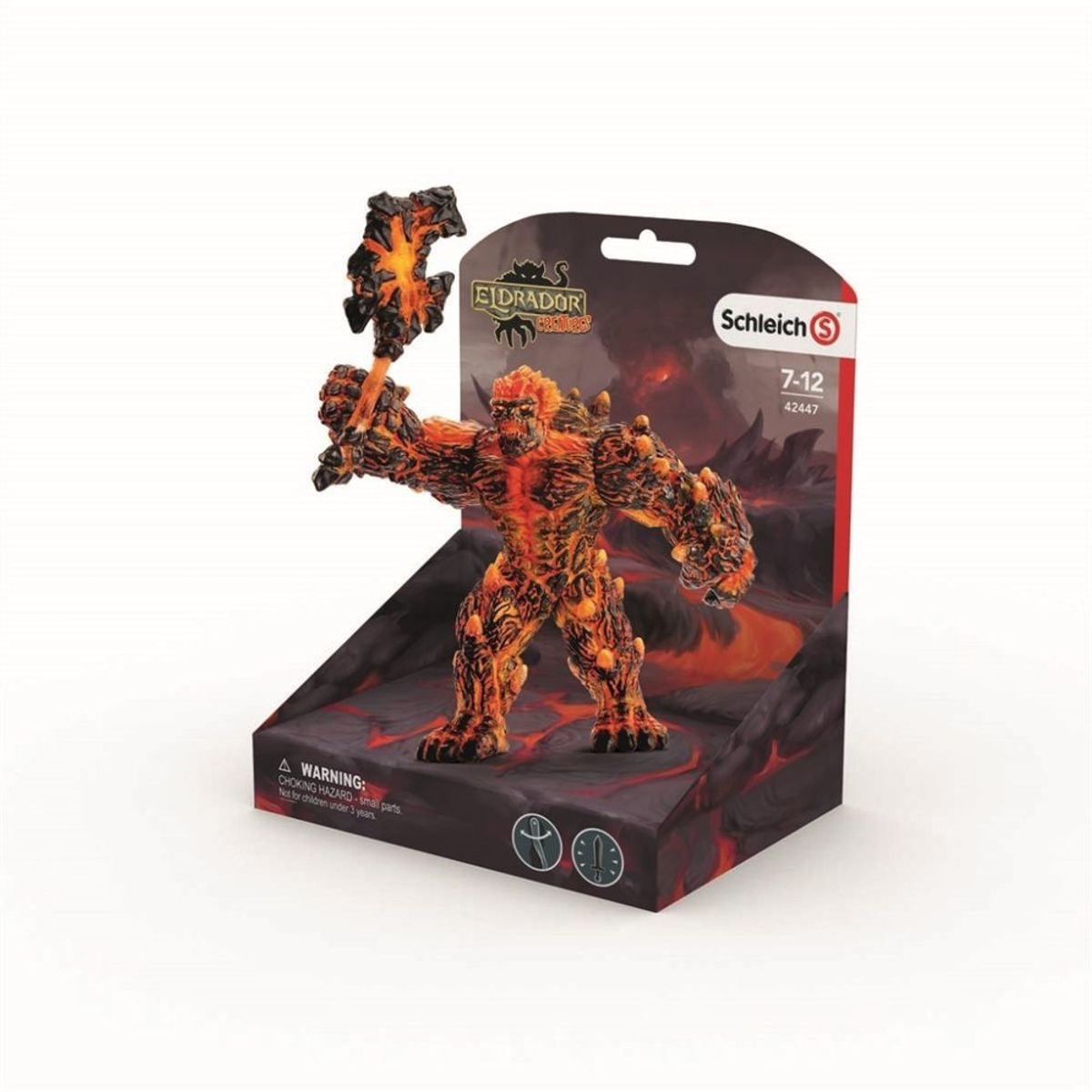 Schleich Lava golem with weapon - Legetøj - Legekammeraten.dk