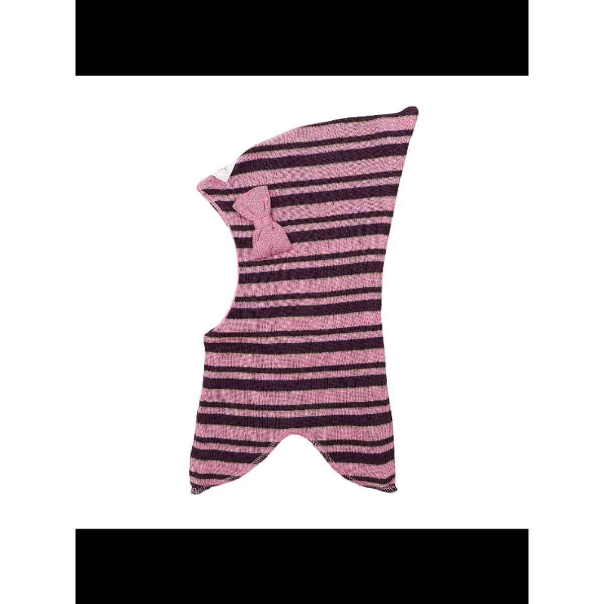 Racing Kids Vinter Elefanthue Stribet Lilla/Pink - Racing kids elefanthue - Legekammeraten.dk