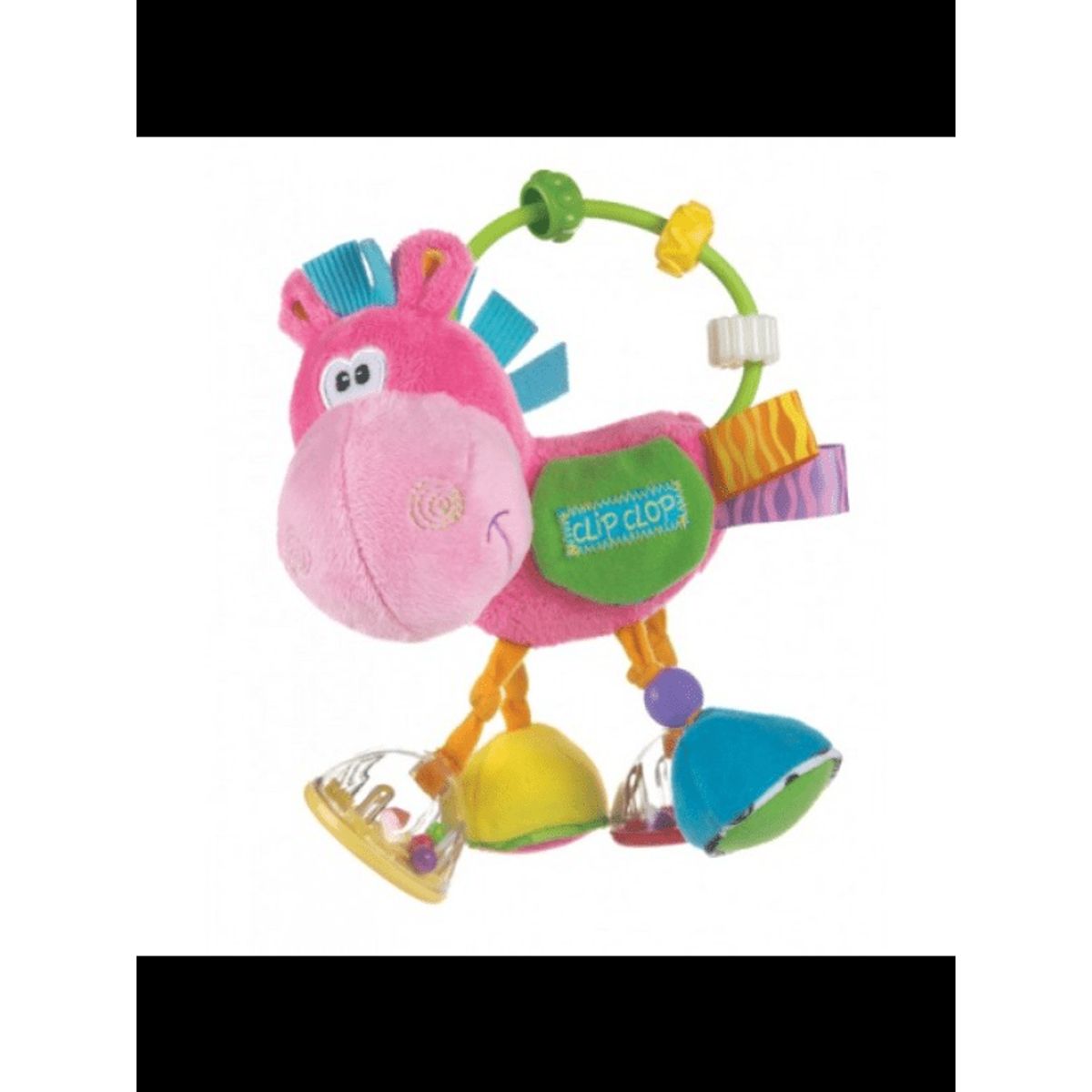 Playgro Hesten Clip Clop Rangle, Pink - aktivitets legetøj - Legekammeraten.dk