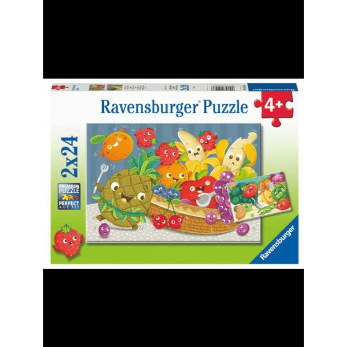 Puslespil Fruit And Veggie Fun 2x24 Brikker - Legekammeraten.dk