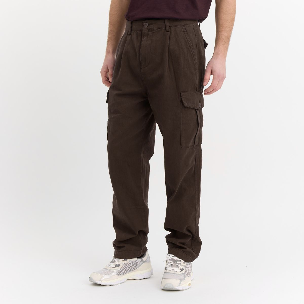 Luke Combat Pants - Ebony Brown / M