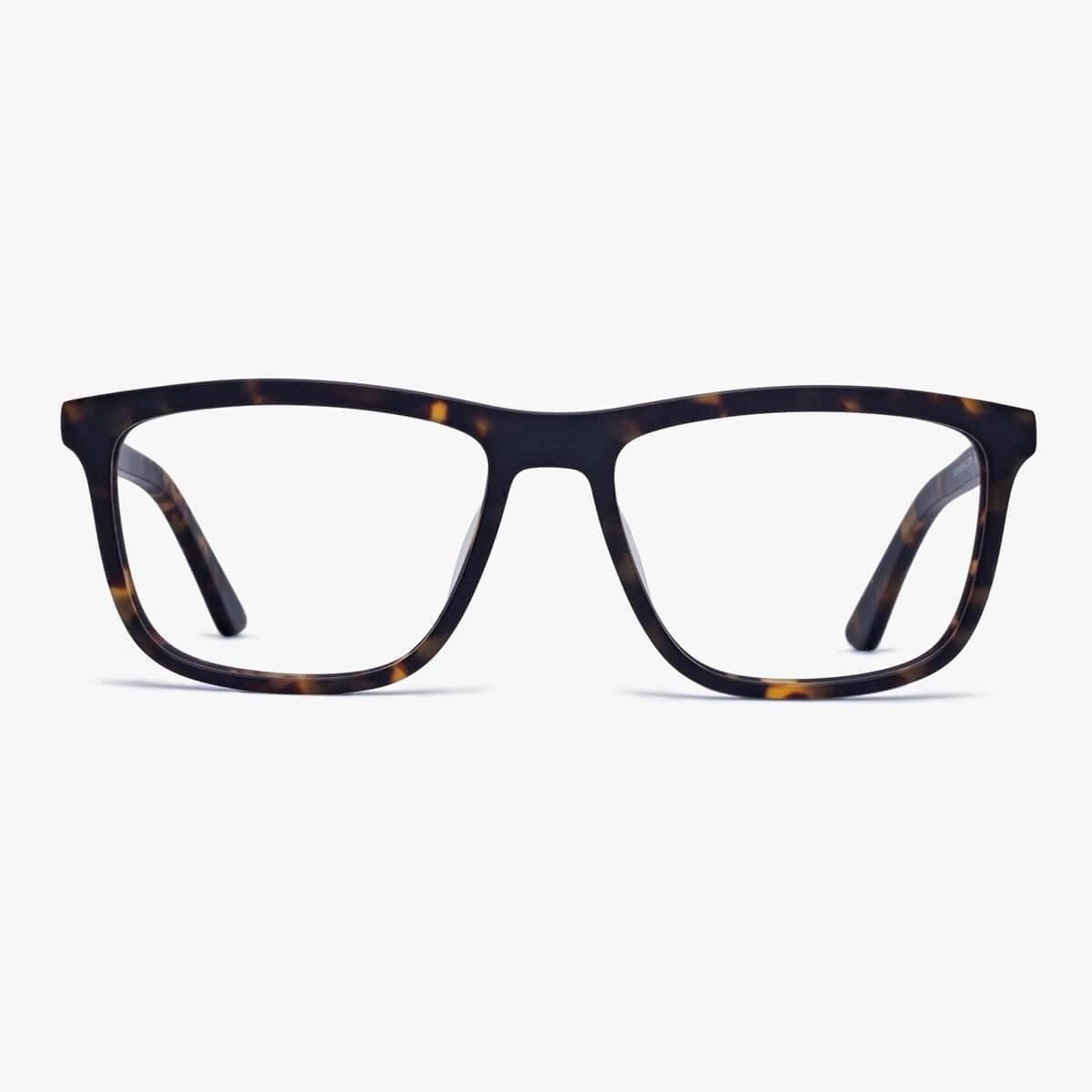 Blue light briller +1.5 -Men's Oslo Dark Turtle - Luxreaders