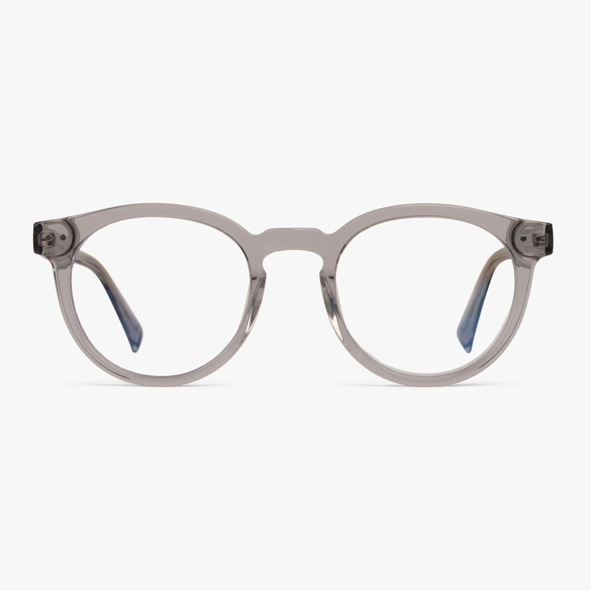 Blue light briller +0 -Women's Bodø Crystal Grey - Luxreaders