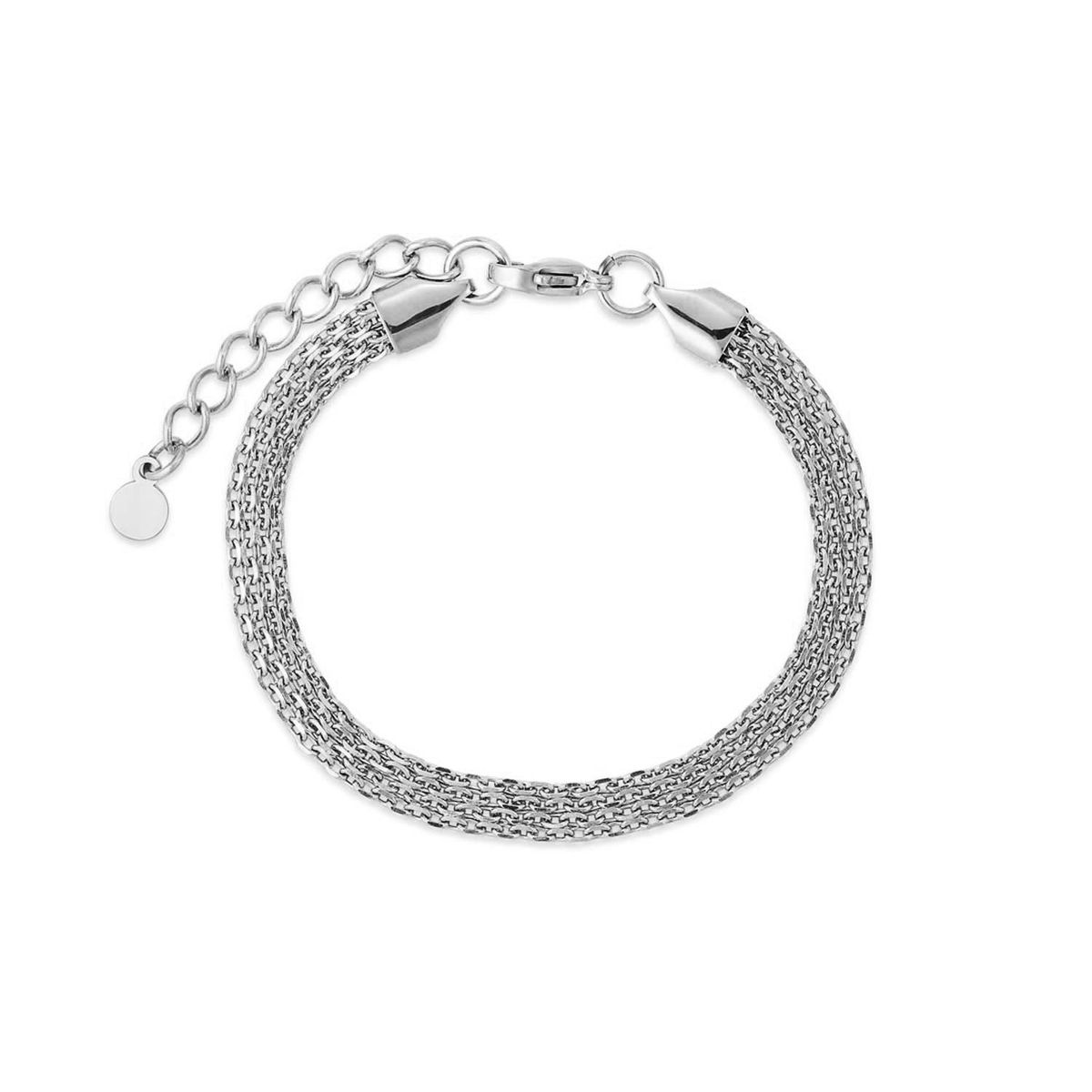 Baía Jewellery - Tijolo armbånd 16+3 cm Rustfrit stål