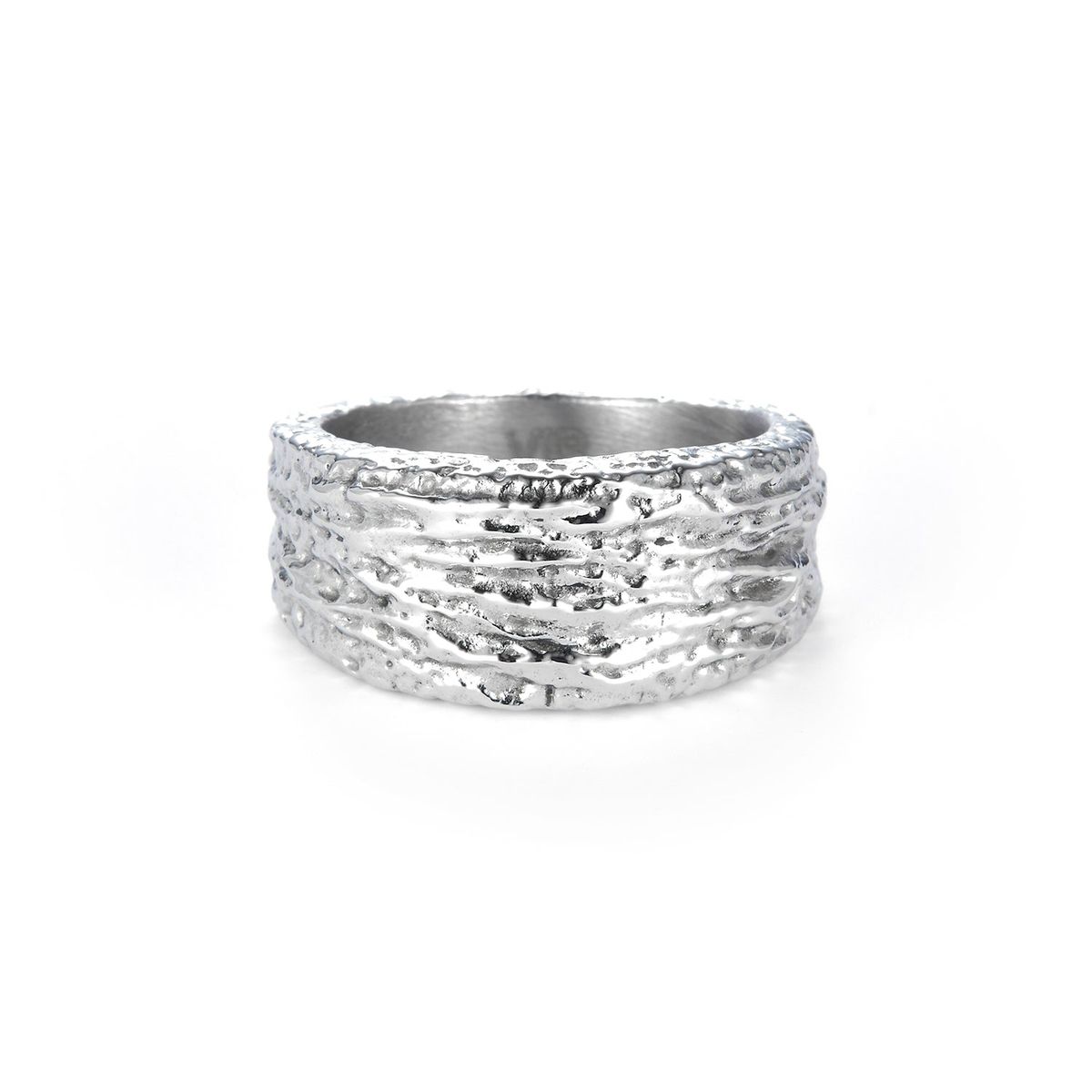 Baía Jewellery - Bateu Big ring Rustfrit stål