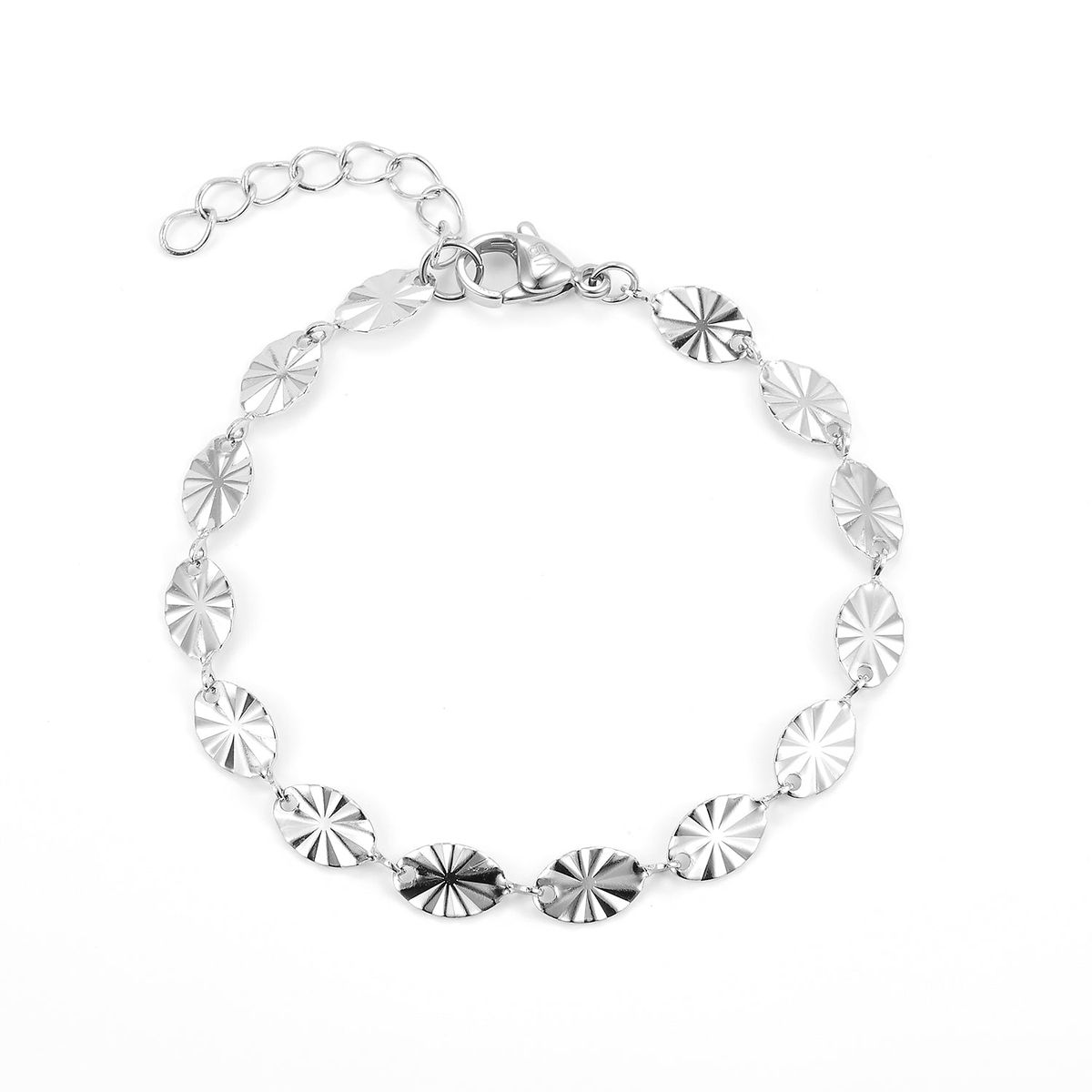 Baía Jewellery - Raio armbånd, 16-19 cm Rustfrit stål