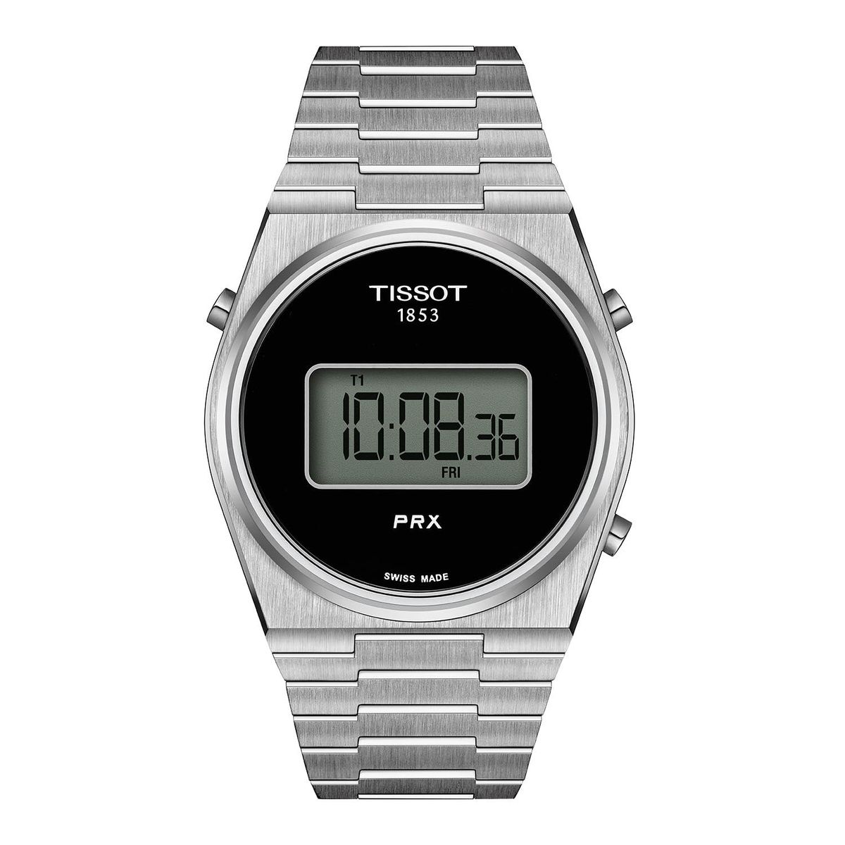 Tissot - PRX Digital ur, 40 mm T1374631105000 Rustfrit stål