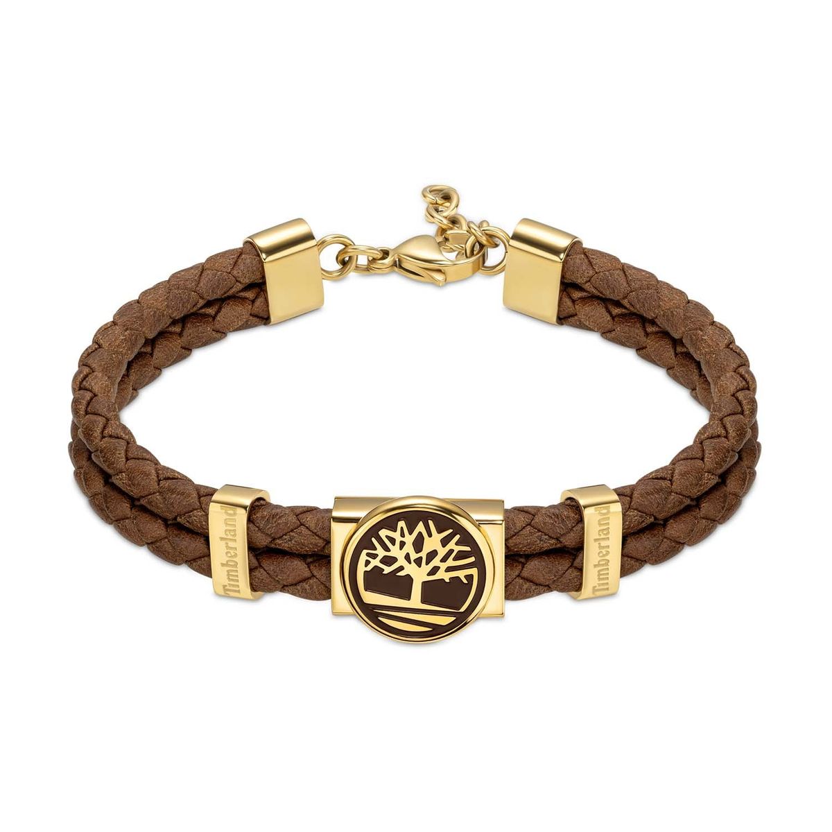 Timberland - AANDROSCOGGIN BRUNT LÆDER ARMBÅND, 19,5 cm TDAGB0001903