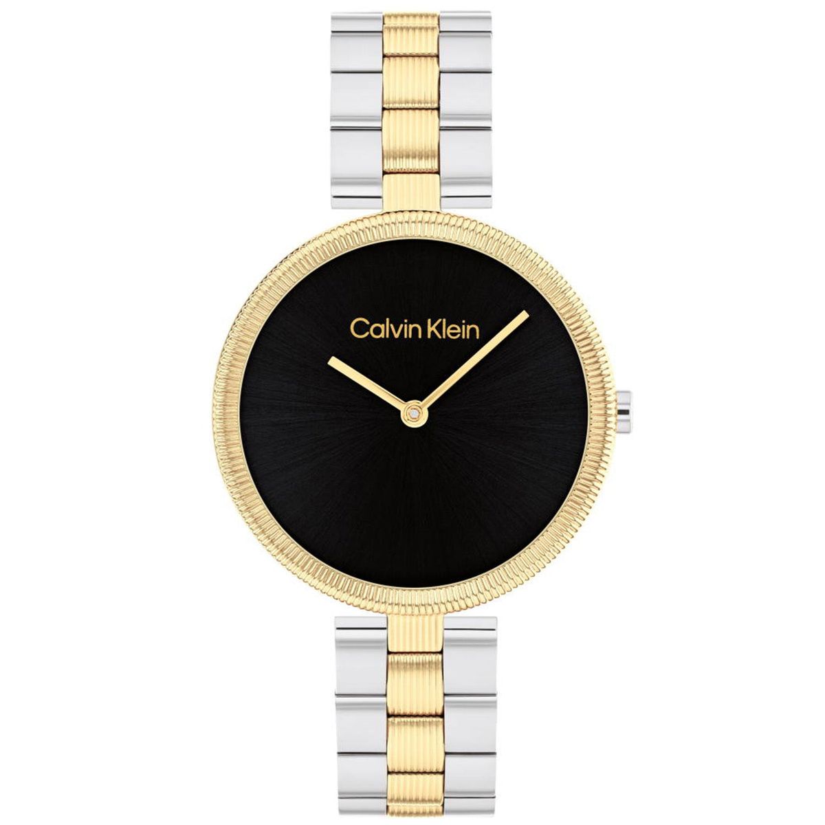 Calvin Klein - Gleam m. bicolor lænke, 32mm Stål Rustfrit