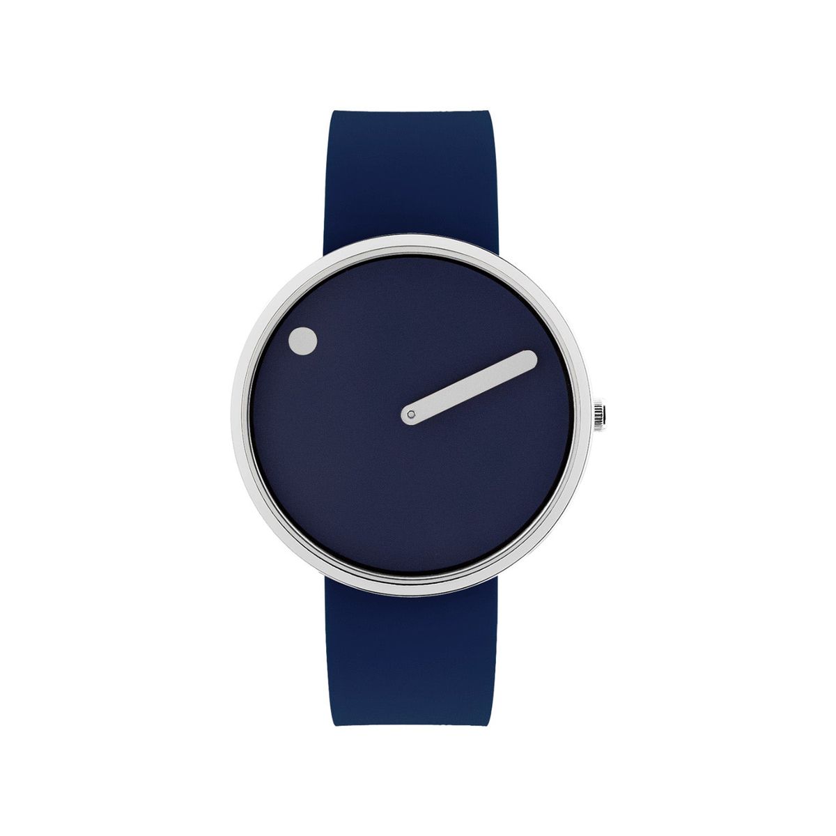 PICTO - Midnight Blue, 40 mm Stål/silikone