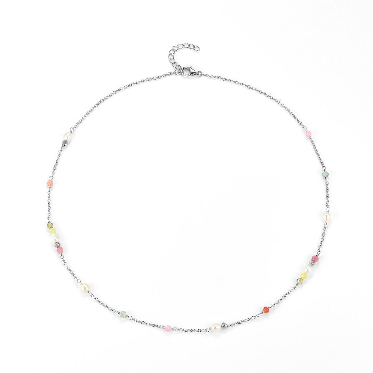 LuvaLu Jewellery - Dahlia halskæde, 42+3 cm Sølv sterlingsølv