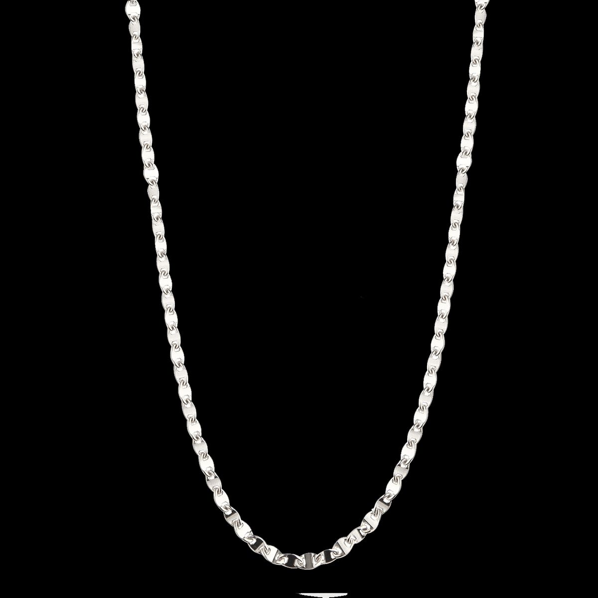 Jeberg Jewellery Mens - Milo halskæde, 55cm Sølv sterlingsølv