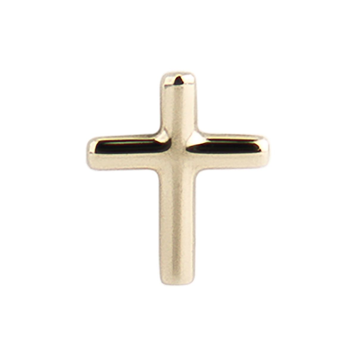 Jeberg Jewellery - Cross Mens ørestik, 1 stk. Forgyldt sølv sterlingsølv