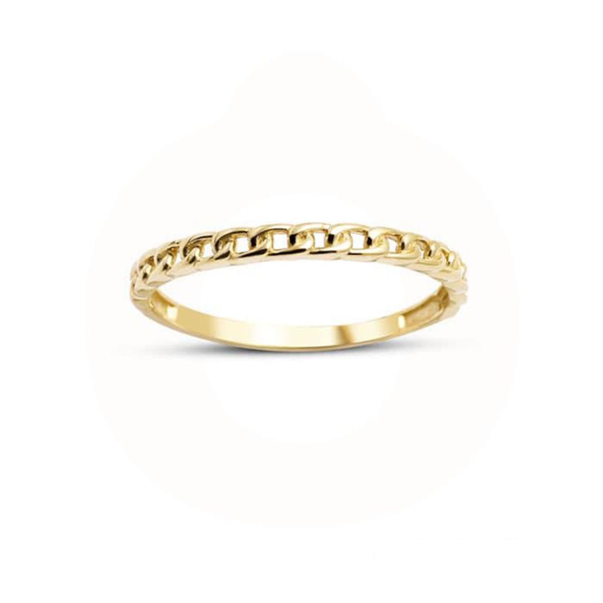 Vibholm Guld - Smal Chain ring OA-TS906