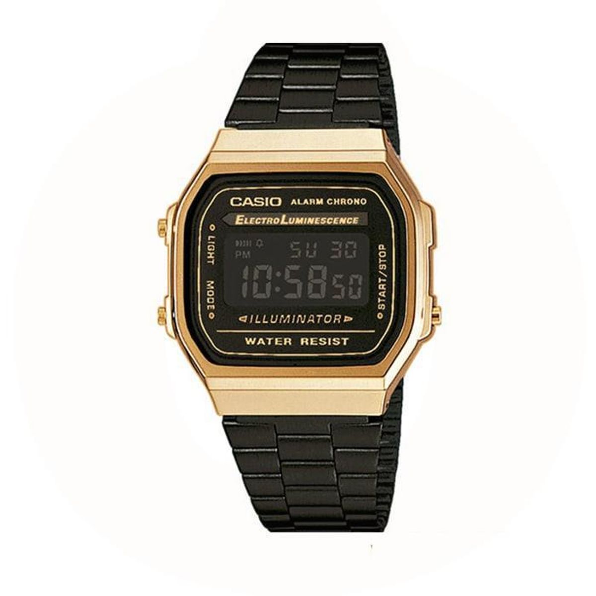 Casio - Retro Classic Ur sort stål A168WEGB-1BEF